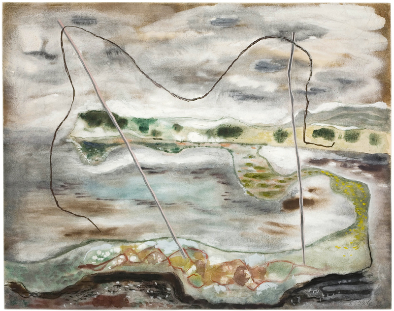  An der Ostsee, 1932, Gouache 