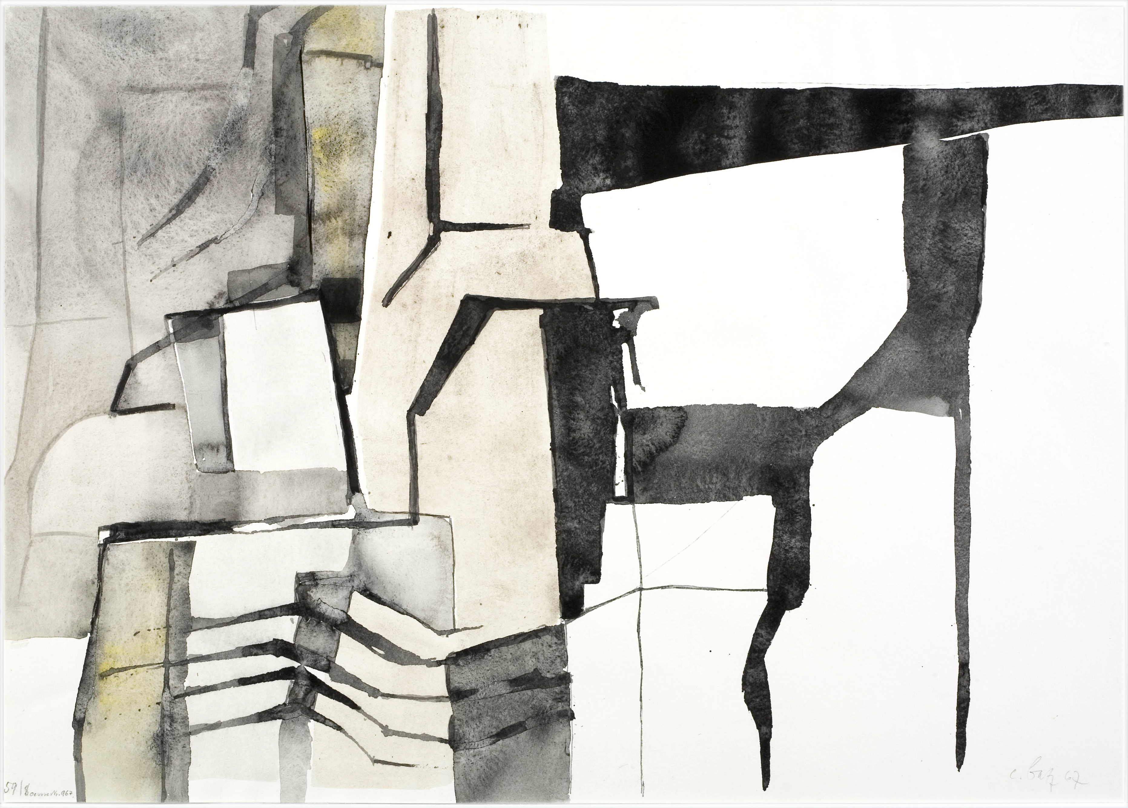  Ohne Titel, 1967, Aquarell 