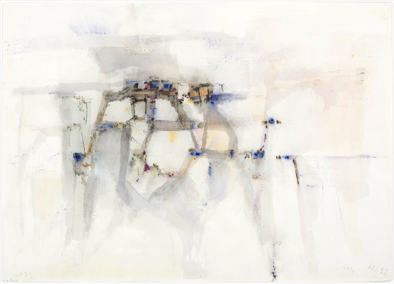  Ohne Titel, 1973, Aquarell 