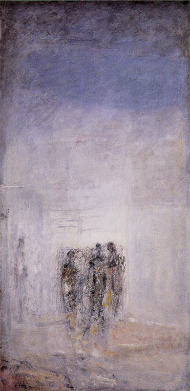  Stadtplatz am frühen Morgen, 1979 