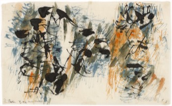  Ohne Titel, 1960, Aquarell 