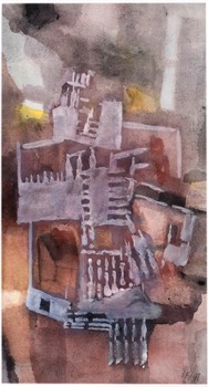  Ohne Titel, 1961, Aquarell 